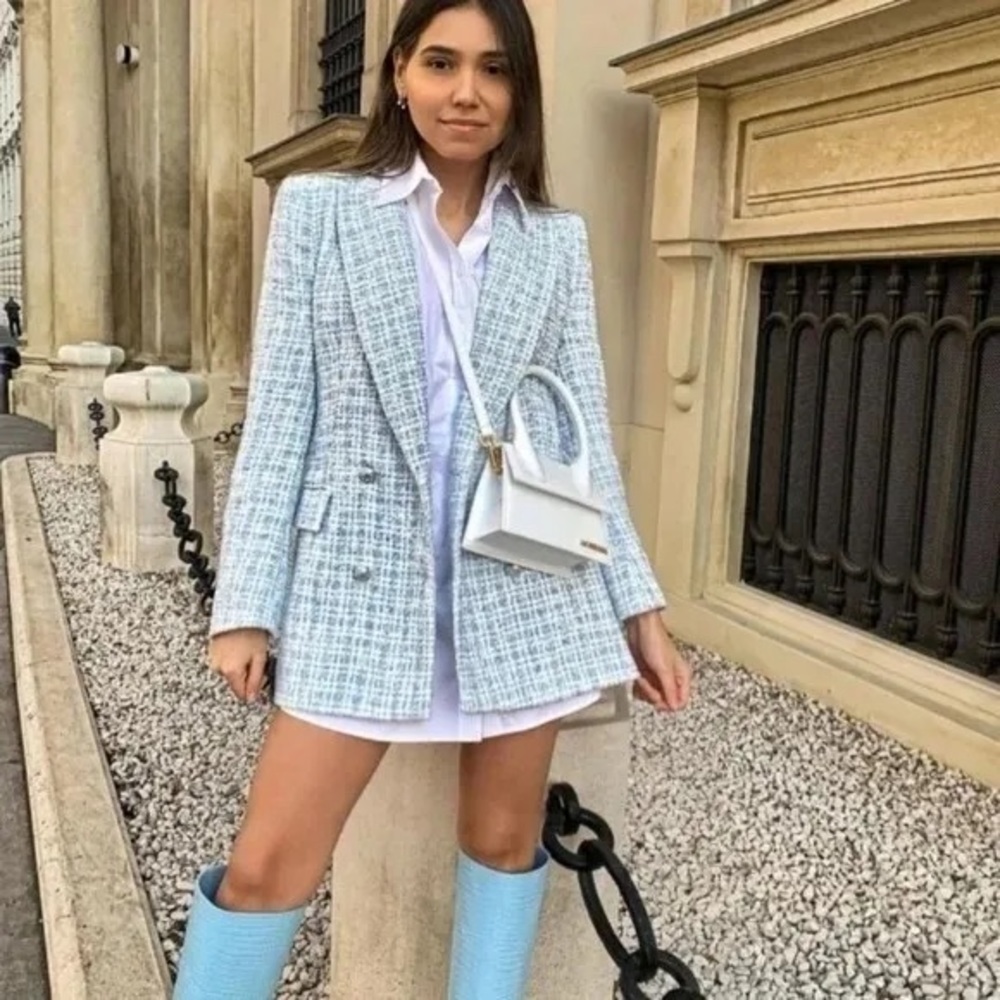 Zara tweed blazer